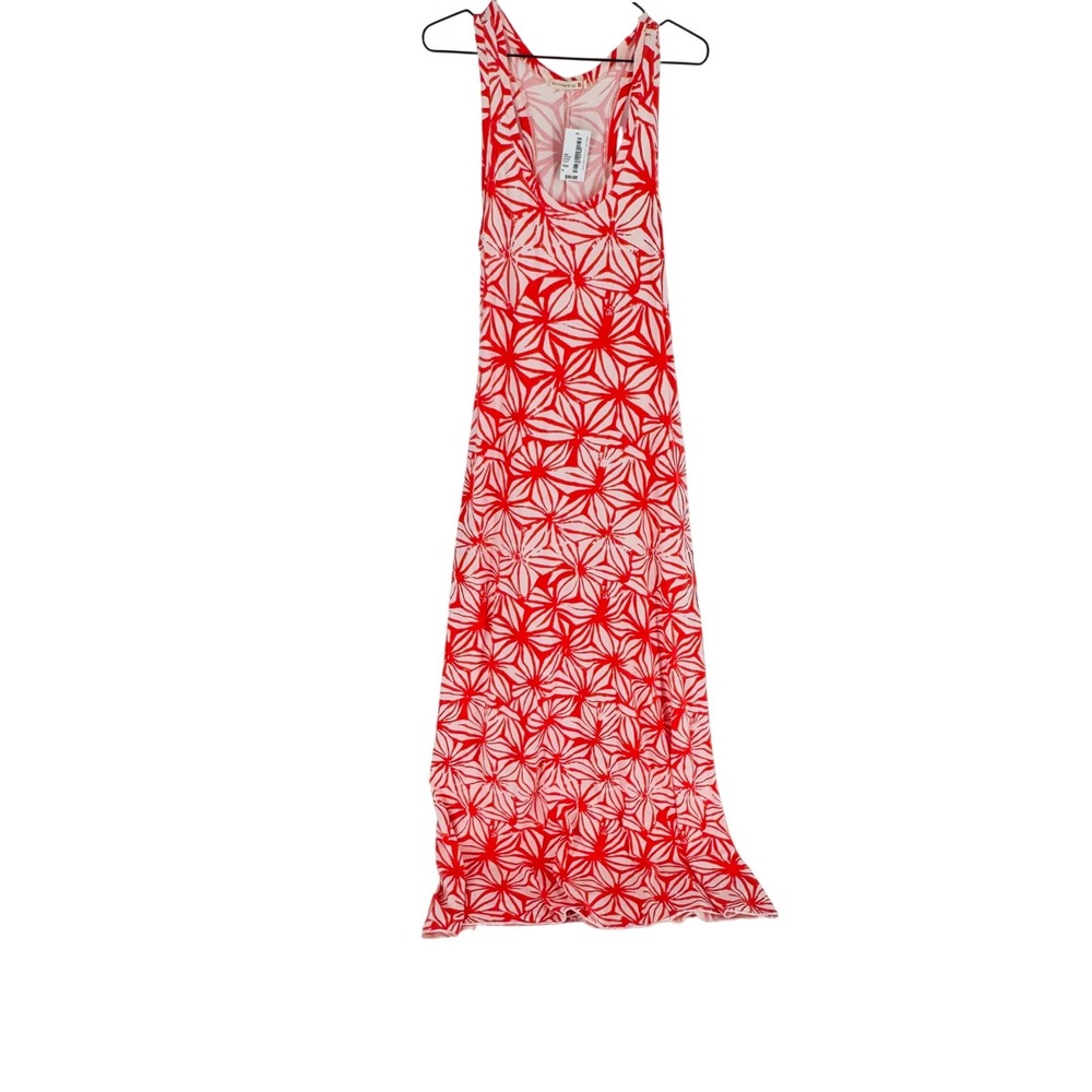 Alternative South Moon Under Pink Red Geometric Print Maxi Dress Size M NWT Boho